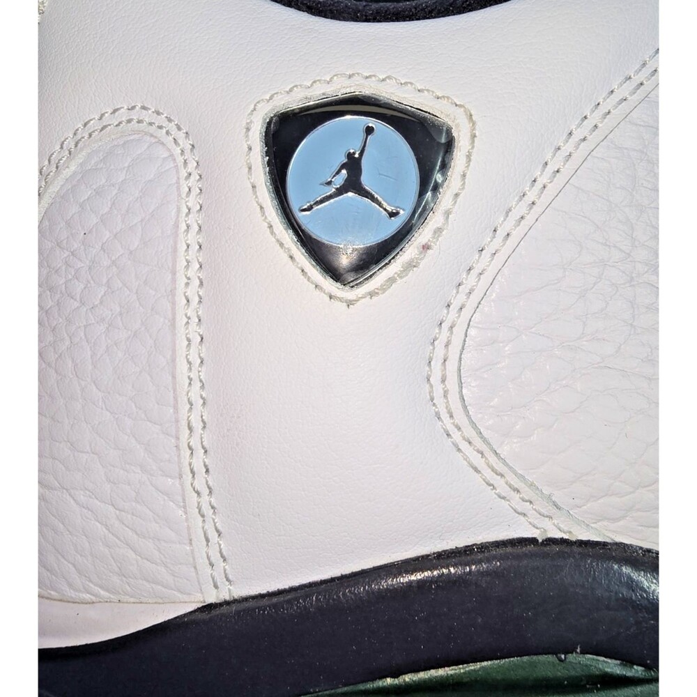 Size 12 - Air Jordan 14 Retro 2016 Oxidized Green 487471-106 White Black Sneaker - Picture 11 of 14